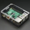 Adafruit Raspberry Pi B+ / Pi 2 / Pi 3 Case - Smoke Base - w/ Clear Top