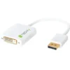 Adattatore DisplayPort 1.2 (M) a DVI (F) - 15cm Bianco