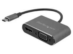 Adattatore USB-C a VGA + HDMI 2 in 1 - 4K 30Hz -