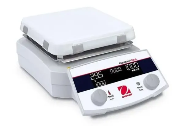 Agitatore magnetico digitale con piastra riscaldante 180x180 mm in ceramica