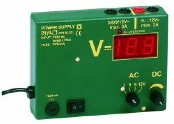 Alimentatore con display digitale ac/dc
