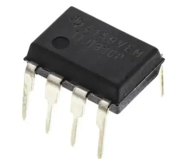 Amplificatore operazionale Texas Instruments, Su foro, al. Duale, PDIP TL081