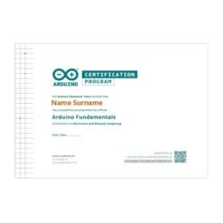 Arduino Fundamentals - Voucher per esame di certificazione