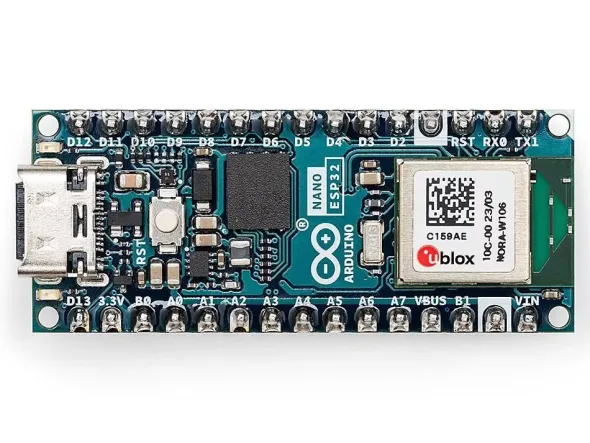 Arduino Nano ESP32 with headers