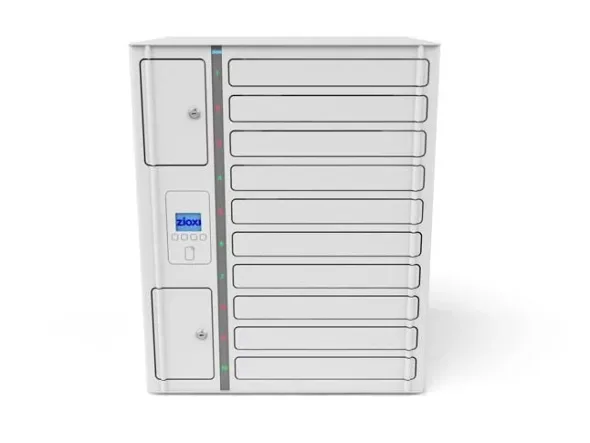 Armadietto di ricarica Volt OnView con RFID - 10 posti v. con multiprese