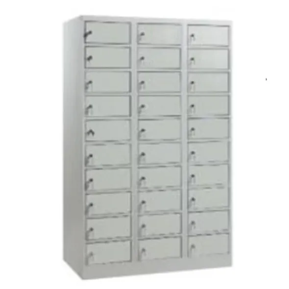 Armadio casellario monoblocco 30 caselle, 90x50x185 cm