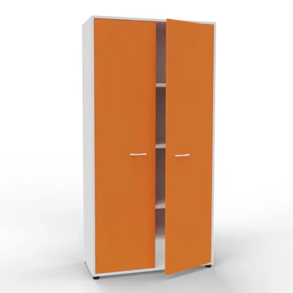 Armadio doppio alto con ante- Latte e zucca - 100x42,6x198,8H