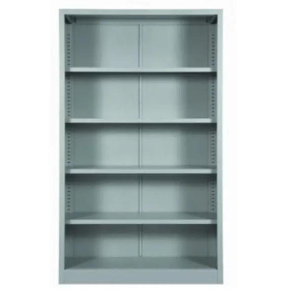 Armadio metallico a giorno 4 ripiani 150x45x200h cm - Grigio