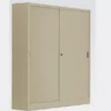 Armadio metallico, porte scorrevoli 5+5, 150x45x250h cm - SABBIA