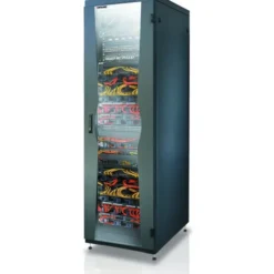 Armadio NetRack 19'' 600x600 24 Unità Nero da Assemblare