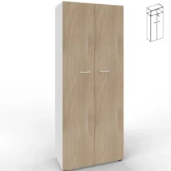 Armadio porta abiti 86x44,6x214H cm color OLMO