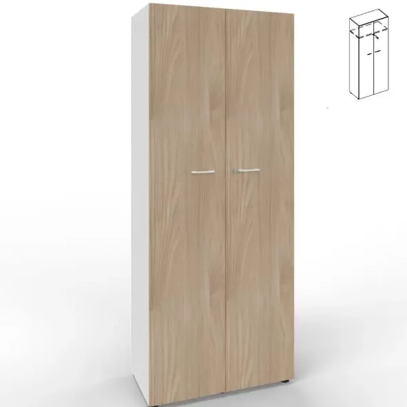 Armadio porta abiti 86x44,6x214H cm color OLMO