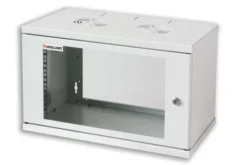 Armadio Rack 19'' a muro 10 unità prof. 400 Grigio Assemblato