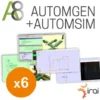 Automgen +Automsim- 6 licenze