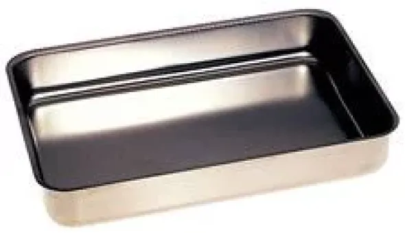 Bacinella in Acciaio rettangolare base 300x220xH 55 mm