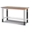 Banco da lavoro regolabile per MakerSpace 200x75x74/110H cm - Grigio