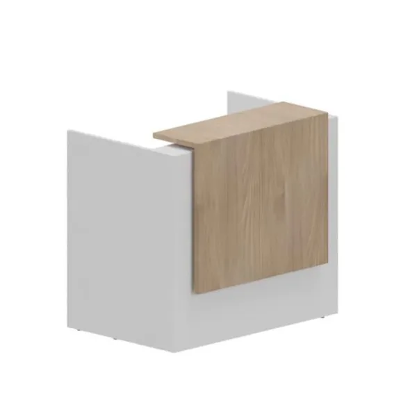 Bancone Reception con mensola 126x88x113H