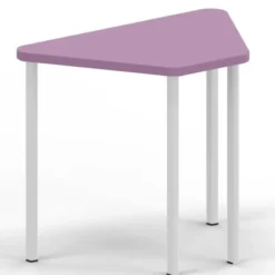 Banco orione - tavolo a trapezio color Glicine in fiore - 90x57x76H cm