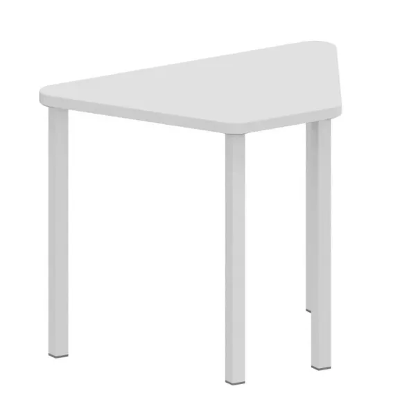 Banco orione - tavolo a trapezio color Latte - 90x57x64H cm