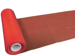 Banda elastica in lattice, rotolo da m.25, colore rosso