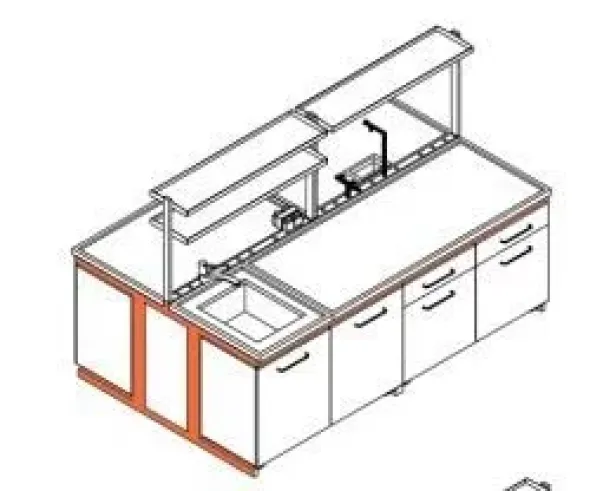 Basamento singolo centrale 1800x1260x900 mm (LxPxA)