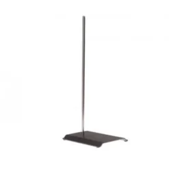 Base rettangolare in acciaio 200x260 mm c/asta 12x600 mm