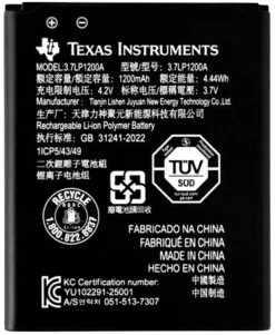 Batteria di Ricambio per TI-Nspire CX/TI-Nspire CX CAS v. 2/TI-84 Plus CE-T