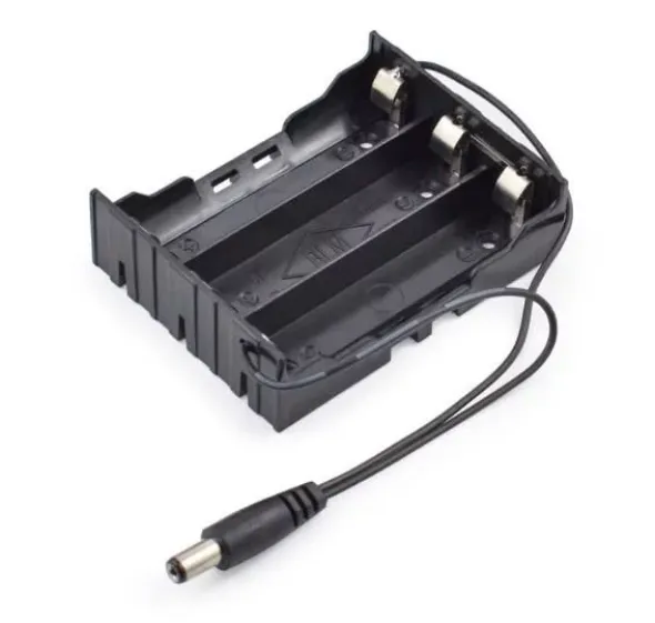 18650 Battery Holder with DC2.1 Power 18650 Battery Holder with DC2.1 Power Jack