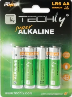 Blister 4 Batterie High Power Stilo AA Alcaline LR06 1,5V