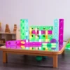 Blocchi luminosi impila e costruisci