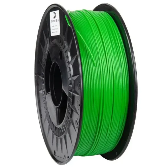 Bobina filamento 3D PET-G 1,75mm Verde 1 Kg