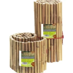 Bordo ornamentale in bamboo m 1,0xh30 cm naturale