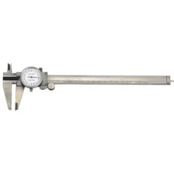 Calibro con quadrante Inox 1/50