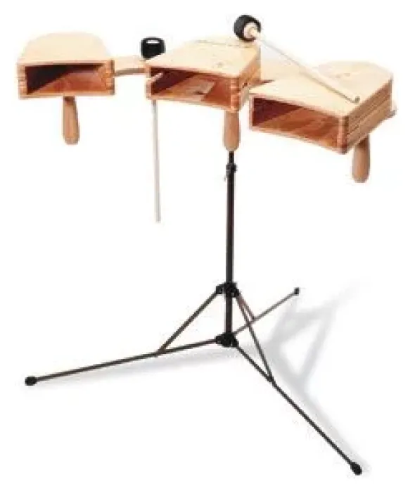 Campane di legno con supporto