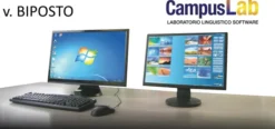 CampusLab - Laboratorio linguistico software - 1 docente 15 PC biposto (30 studenti)