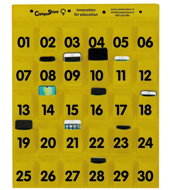 Campus PhoneWall - Organizer 30 tasche per Smartphone