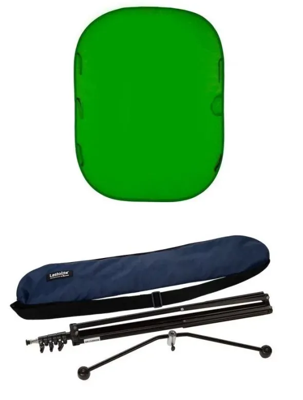 Campus Photo - Kit Green Screen 180x210 cm con stativi