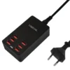 Caricatore da Tavolo a 6 porte USB 32W Nero