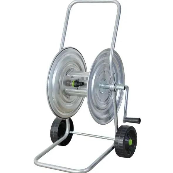 Carrello avvolgitubo in acciaio zincato