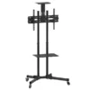 Carrello con mensole per monitor/TV 37"-65'' e webcam (OPEN BOX)