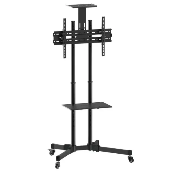 Carrello con mensole per monitor/TV 37"-65'' e webcam (OPEN BOX)