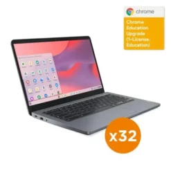 Carrello mobile per ricarica con 32 Chromebook da 14e Gen3