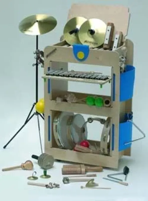 Carrello musicale con tasca