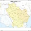 CARTA GEOGRAFICA MURALE - BASILICATA