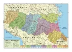 CARTA GEOGRAFICA MURALE - EMILIA ROMAGNA