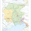 CARTA GEOGRAFICA MURALE - FRIULI VENEZIA GIULIA