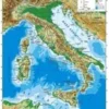 CARTA GEOGRAFICA MURALE - ITALIA (140X100 CM)