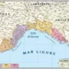 CARTA GEOGRAFICA MURALE - LIGURIA
