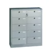 Cartelliera a 10 caselle e 10 chiavi 90x36x106H cm colore grigio