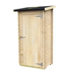 Casetta piccola per gli attrezzi in legno di abete
